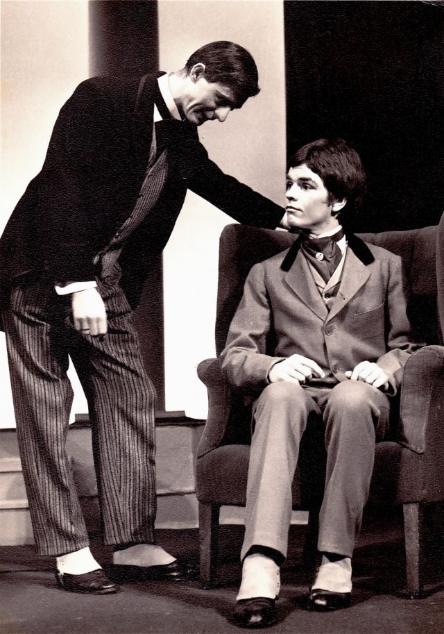 Aidan Chambers as Ernest, me as Algernon  i "The Importance of Being Ernest"